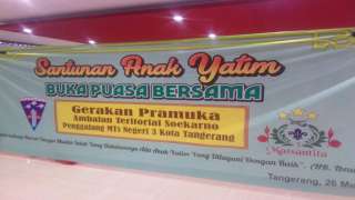Buka bersama dan Santunan Anak Yatim Ambalan Teritorial Sukarno