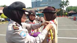 Pengukuhan Calon Anggota Saka Bhayangkara angkatan XXIII