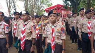 624 PRAMUKA IKUT LOMBA TINGKAT III KWARCAB KOTA TANGERANG DI BUMI PERKEMAHAN KITRI SAKTI CIKOKOL