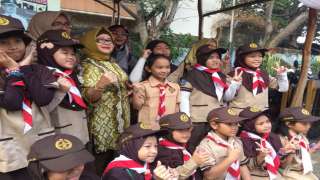 LATIH KEMANDIRIAN, PRAMUKA IKUTI GEPRAK KWARRAN KARAWACI
